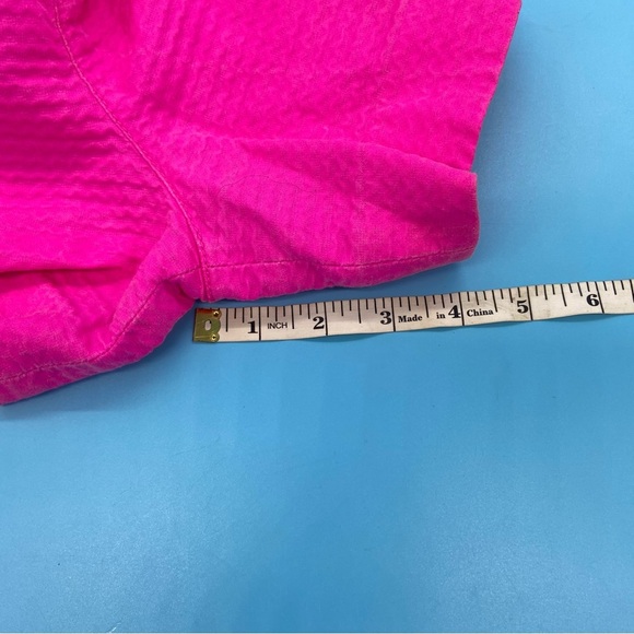 Lilly Pulitzer Women’s Hot Pink Ribbed Shorts Size 10 - Picture 5 of 10